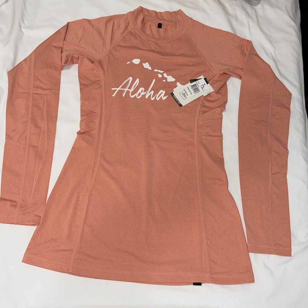 Rip Curl Island Relaxed Long Sleeve Rash Guard, S - Picture 2 of 12